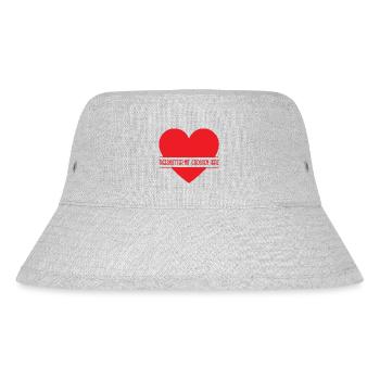 Tagesmutter Mit Grossem Herz Beste Tagesmama - Stanley/Stella recycelter Bucket Hat - Grau meliert - Vorne