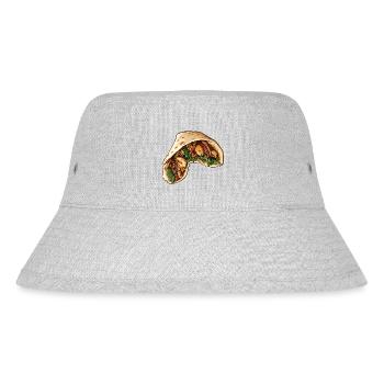 Pita Gyros - Stanley/Stella recycelter Bucket Hat - Grau meliert - Vorne