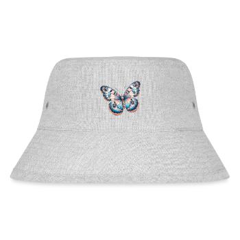 Papillon, fleur - Légèreté Envolée - Bob recyclé Stanley/Stella - gris chiné - Devant