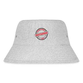 Ausbildung Bestanden 2025 Geselle Handwerk Azubi - Stanley/Stella recycelter Bucket Hat - Grau meliert - Vorne