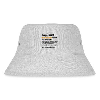 Volljurist Diplom Jurist Sprüche Lustig - Stanley/Stella recycelter Bucket Hat - Grau meliert - Vorne