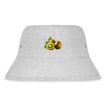 Kiwis - Stanley/Stella recycelter Bucket Hat - Grau meliert - Vorne