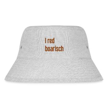 I red boarisch - Stanley/Stella Recycled Bucket Hat - heather grey - Front