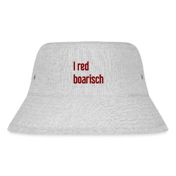 I red boarisch - Stanley/Stella Recycled Bucket Hat - heather grey - Front