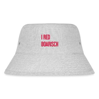 I red boarisch - Stanley/Stella Recycled Bucket Hat - heather grey - Front
