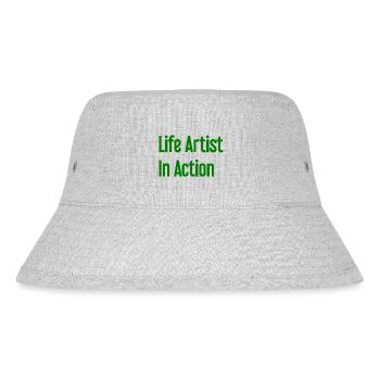 Artists of life in action - Stanley/Stella Recycled Bucket Hat - heather grey - Front