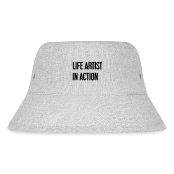 Artists of life in action - Stanley/Stella Recycled Bucket Hat - heather grey - Front