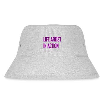 Artists of life in action - Stanley/Stella Recycled Bucket Hat - heather grey - Front