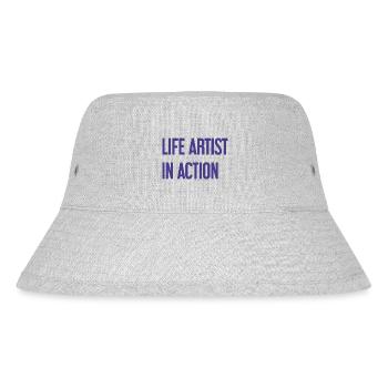 Artists of life in action - Stanley/Stella Recycled Bucket Hat - heather grey - Front