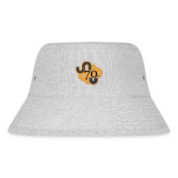 70er Jahre - Stanley/Stella recycelter Bucket Hat - Grau meliert - Vorne