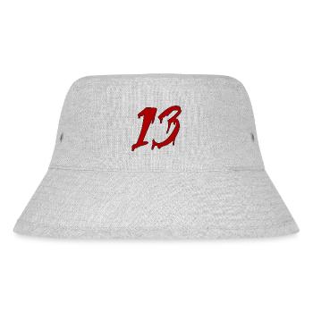 13 - Stanley/Stella recycelter Bucket Hat - Grau meliert - Vorne