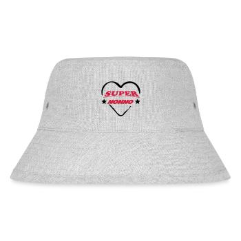Super nonno 111 - Stanley/Stella Recycled Bucket Hat - heather grey - Front