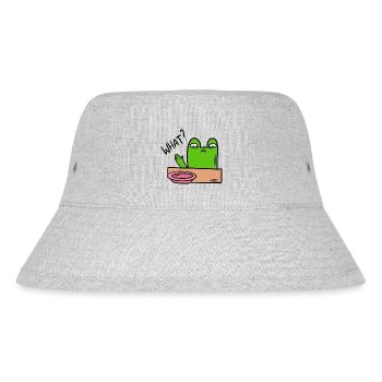 Drôle de grenouille, crapaud - Bob recyclé Stanley/Stella - gris chiné - Devant