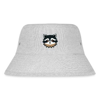 Waschbären süßer Cartoon Waschbär 22 - Stanley/Stella recycelter Bucket Hat - Grau meliert - Vorne