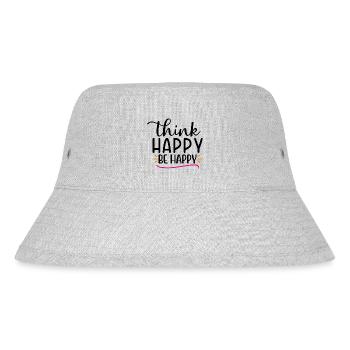 Design Think happy be happy - Bob recyclé Stanley/Stella - gris chiné - Devant