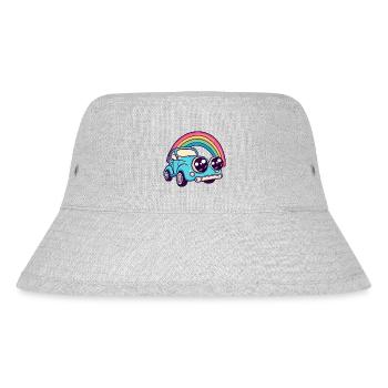 car rainbow - Stanley/Stella recycelter Bucket Hat - Grau meliert - Vorne