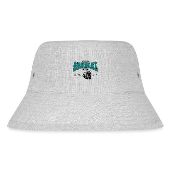 Welttierschutztag, 4. Oktober - Stanley/Stella recycelter Bucket Hat - Grau meliert - Vorne