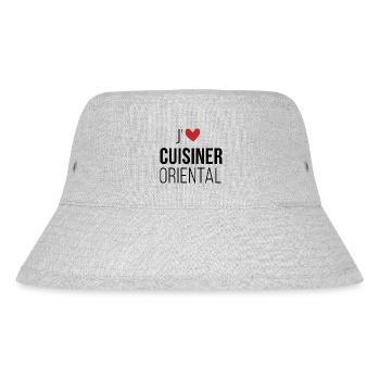 J'aime cuisiner oriental - Bob recyclé Stanley/Stella - gris chiné - Devant