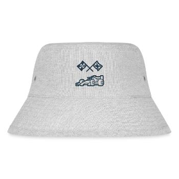 MYST3RCORP RACING BLUE - Stanley/Stella Recycled Bucket Hat - heather grey - Front