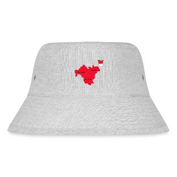 Franken - Stanley/Stella recycelter Bucket Hat - Grau meliert - Vorne