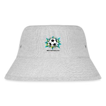 Next Pro - Fußball - Fußballfans - Fußballer - Stanley/Stella recycelter Bucket Hat - Grau meliert - Vorne