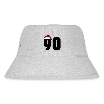 90 Number Christmas - Stanley/Stella Recycled Bucket Hat - heather grey - Front