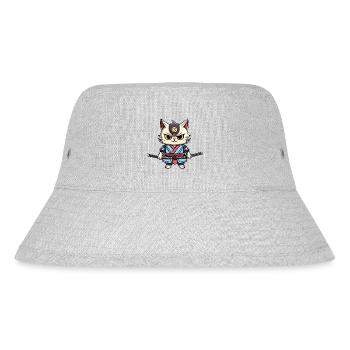 Chat samouraï #38 - Bob recyclé Stanley/Stella - gris chiné - Devant