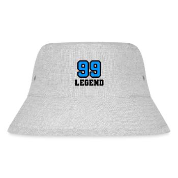 Legend Blue & Black 99 - Stanley/Stella Recycled Bucket Hat - heather grey - Front