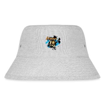 Lion - Stanley/Stella recycelter Bucket Hat - Grau meliert - Vorne