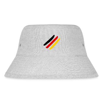 German Flag - Style Stripes - Stanley/Stella Recycled Bucket Hat - heather grey - Front