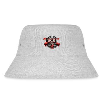 LUCKY 3 - Stanley/Stella Recycled Bucket Hat - heather grey - Front