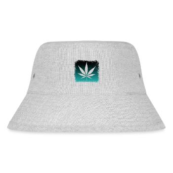 Ganja Weed Kiffen - Stanley/Stella recycelter Bucket Hat - Grau meliert - Vorne