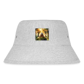Yogi (B) - Stanley/Stella recycelter Bucket Hat - Grau meliert - Vorne