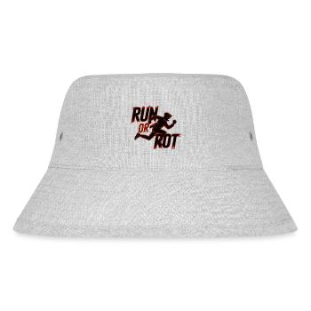 RUN OR ROT - Stanley/Stella Recycled Bucket Hat - heather grey - Front