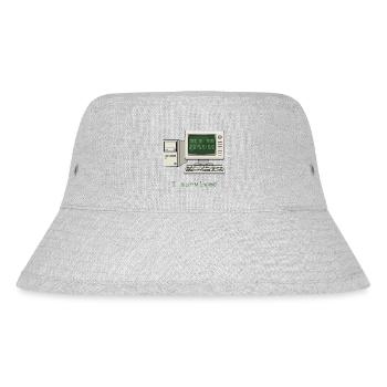 Ich habe Y2K überlebt - Stanley/Stella recycelter Bucket Hat - Grau meliert - Vorne