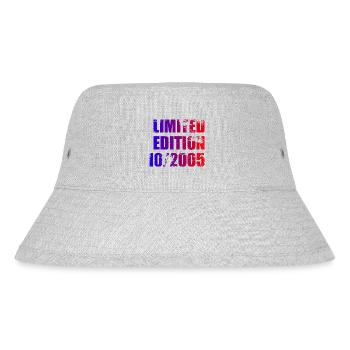 18. Geburtstag Limited Edition 10/2005 - Stanley/Stella recycelter Bucket Hat - Grau meliert - Vorne