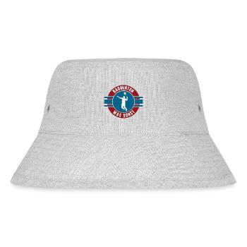 Badminton Team Mannschaft Spieler Spiel Federball - Stanley/Stella recycelter Bucket Hat - Grau meliert - Vorne