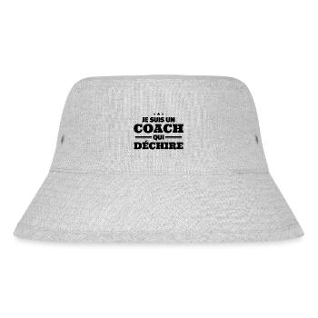 Je Suis Un Coach Qui Déchire Humour Cadeau - Bob recyclé Stanley/Stella - gris chiné - Devant