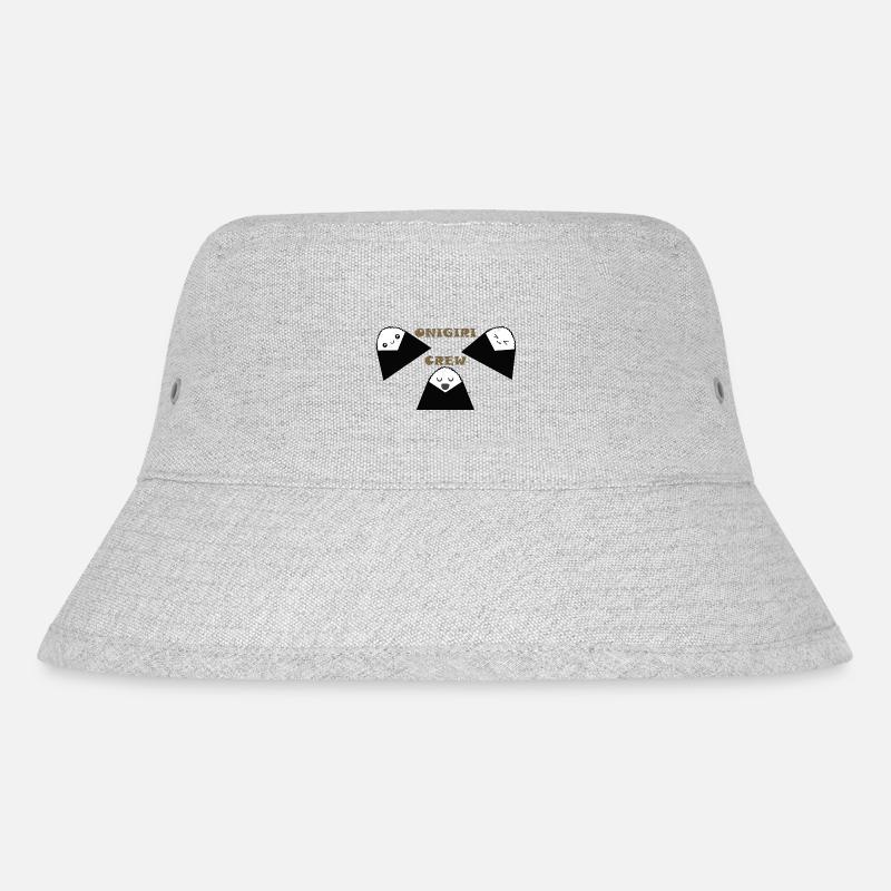 ONIGIRI BESATZUNG - Stanley/Stella recycelter Bucket Hat - Grau meliert