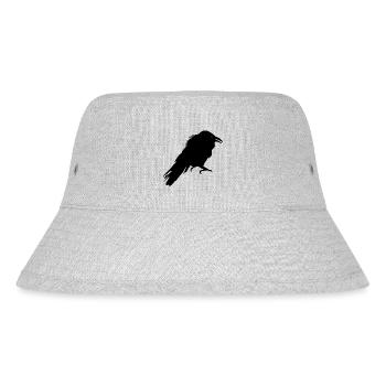 crow - Stanley/Stella Recycled Bucket Hat - heather grey - Front