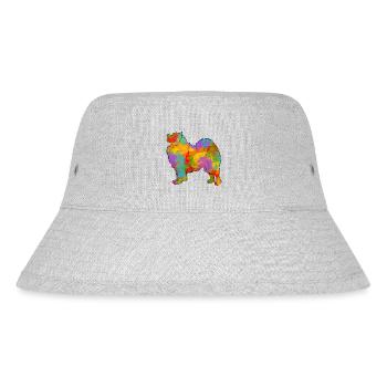 Samojeden Multicolor - Stanley/Stella recycelter Bucket Hat - Grau meliert - Vorne