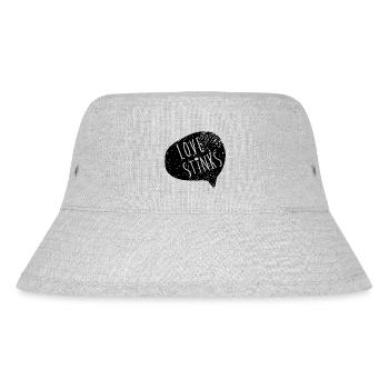 Love Stinks - Stanley/Stella recycelter Bucket Hat - Grau meliert - Vorne