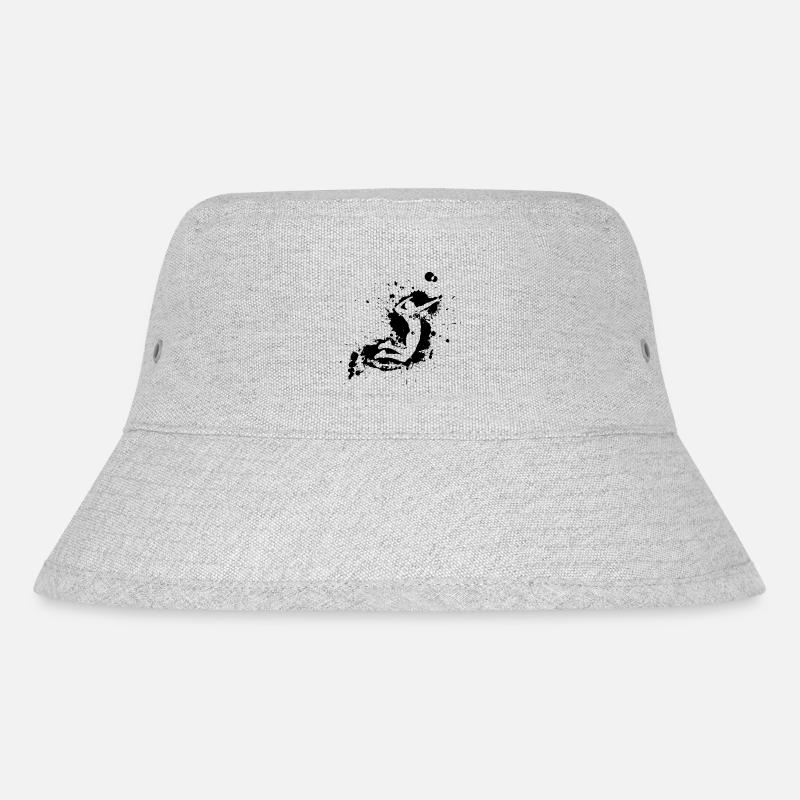 Volleyball Spike Man Schwarz - Stanley/Stella recycelter Bucket Hat - Grau meliert