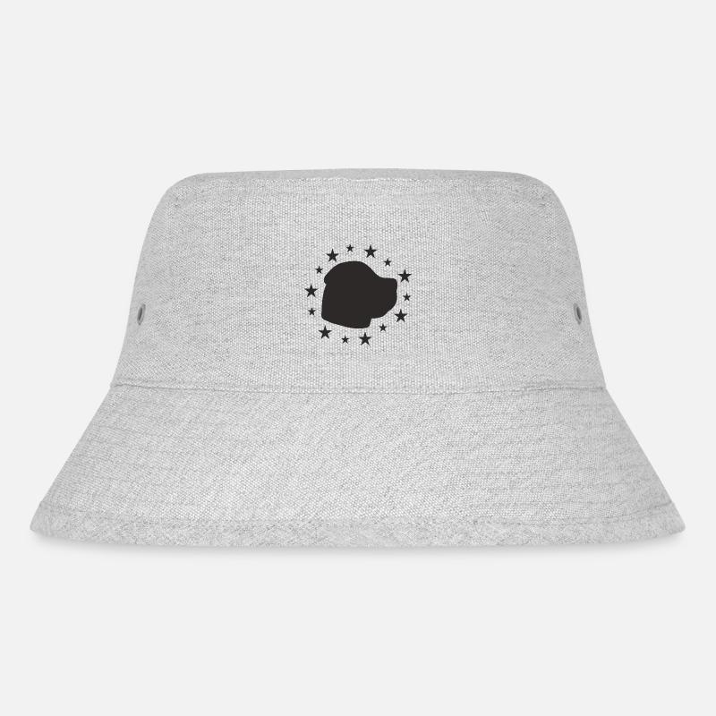 Boerboel - Stanley/Stella recycelter Bucket Hat - Grau meliert