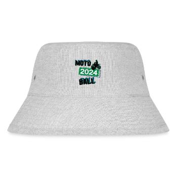 Motoball Spieler Team Turnier Mannschaft in 2024 - Stanley/Stella recycelter Bucket Hat - Grau meliert - Vorne
