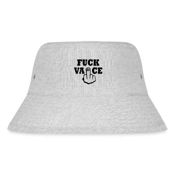 fuck vance - Stanley/Stella recycelter Bucket Hat - Grau meliert - Vorne