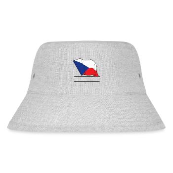 RÉPUBLIQUE TCHÈQUE – Drapeau personnalisé - Bob recyclé Stanley/Stella - gris chiné - Devant