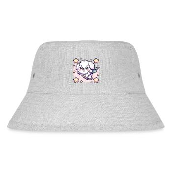 Hero Poodle Superhero Doggy Super Dog Puppy - Stanley/Stella Recycled Bucket Hat - heather grey - Front