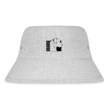 Bordeauxdogge Profil Hunde Hund Wilsigns - Stanley/Stella recycelter Bucket Hat - Grau meliert - Vorne