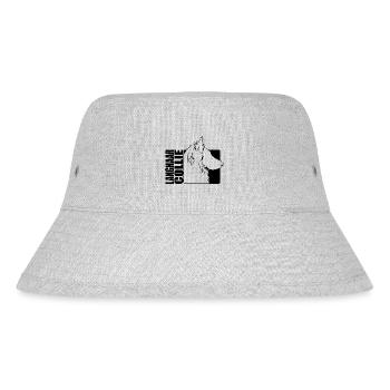 Langhaar Collie Profil Hunde Hund Wilsigns - Stanley/Stella recycelter Bucket Hat - Grau meliert - Vorne